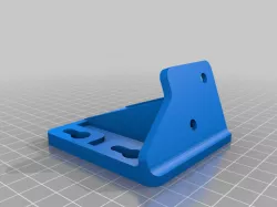 Ender 3 V2 left side display mount (more rigid) STL + STEP