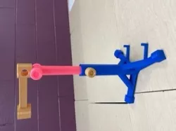 Feeding Tube Holder w/phone holder and 45 degree angle