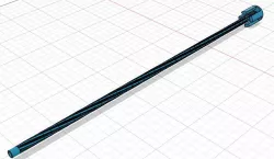 FGC9 MKII Extended Rifling Mandrel -  Wire Based Progressive Twist (390-10) 16.5in 8.82mm ID Barrel