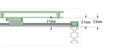  FIX SPACER for Rail Seat & Cushion for Kywoo Tycoon Y-axis Linear Rail Kit