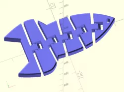 Flexi Maker (SVG to Flexi) v2 - Parametrizable - OpenSCAD