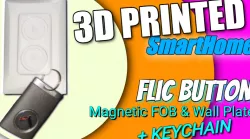 flic 2 Smart Button | Magnetic FOB and Wall Mount + Keychain