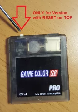 Game Boy Card Shell for "Game Color GB Pro V4" 