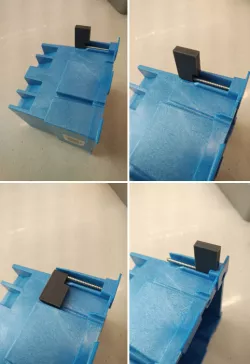 Gang box replacement tab