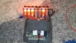Ghostbusters Belt Gizmo Larger Tubes and Mount for Neopixels