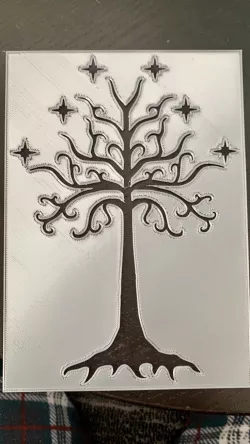 Gondor Tree Stencil