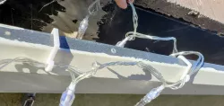GUTTER HOOK FOR OUTDOOR CHRISTMAS HOLIDAY LIGHTS
