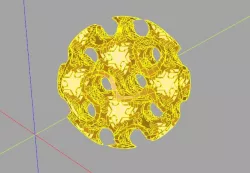 Gyroid sphere