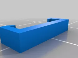 H0 Train Track Rail Clip for Rock Solid Temporary Layouts