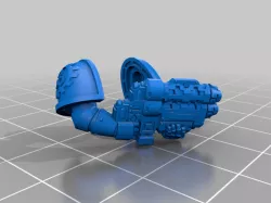 Heavy Iron hands with grav cannon
