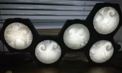 Hexagonal Lithophane Array