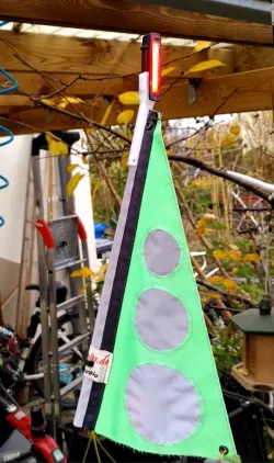 Knog plus bikeflag flaglight adapter