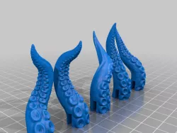 kraken tentacles glass deco