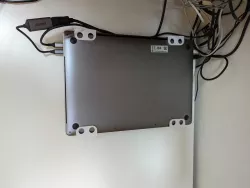 Laptop wall mount