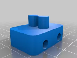 LEGO Compatible Base Block for Wire Bending