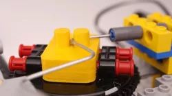 LEGO Compatible Base Block for Wire Bending