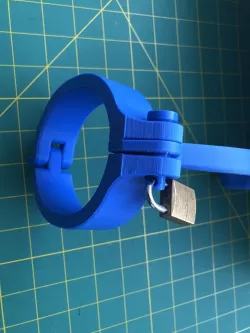 Locking pin for loop heels