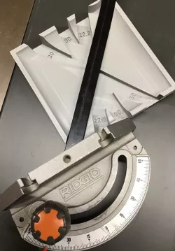 Miter Gauge Angle Reference