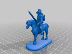 Mounted paladin Dragonborn