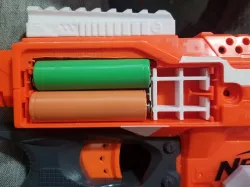 Nerf Stryfe 18650 Battery conversion