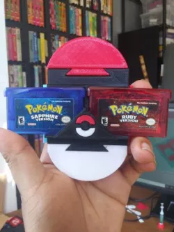 Pokemon Gba Cartridge Pokeball Game Holder (GBA Hotel) 