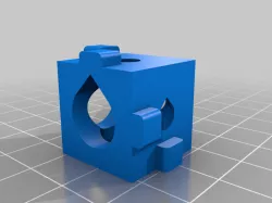 Profile cube connector