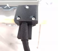 Prusa MK3 Heatbed Cable cover redesign