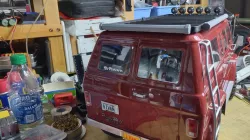 Scale awnings for Carisma Prairie Wolf van 