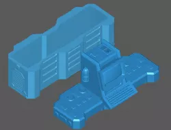 Scifi Computer Terminal Console