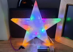 Segmented 5-Point Christmas Star