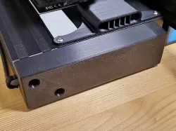 Simple Ender 3 SD card cover without holes or logos (CC-BY-SA)