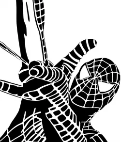 Spiderman stencil 15