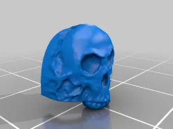 Terminator skull shoulder pad