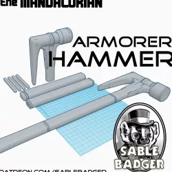 The Mandalorian - The Armorer - Hammer Prop