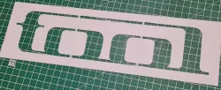 TooL Band Logo stencil