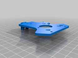 Toolchanger plate for direct nema 17 mount (original remixed by poofjunior)