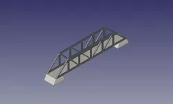 TRUSS BRIDGE PRINTING TEST (100mm scale)
