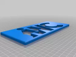 wc door plate