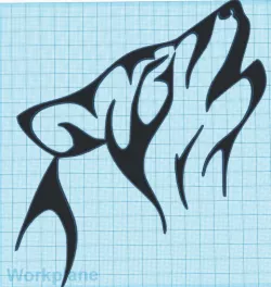 Wolf wall art 1.0