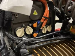 Zero SRF and SRS electric motorcycle 110V battery connector cap