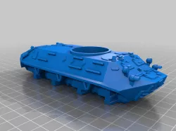 1:50 BTR-60 with ZPU-2 cannon.
