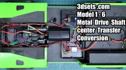 1/8 Trial  3dsets model3 Landy Pickup Metal Drive Shaft & Gearbox & Metal Center Transfer conversion
