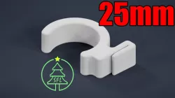 25mm PVC Pipe to Soffit Trim Clip