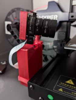 Anycubic Vyper Raspberry 4b housing with Pi HQ cam mount