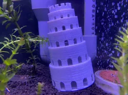 Aquarium decoration -Tower-