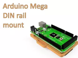 Arduino Mega DIN rail mount