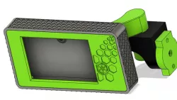 Articulating 4.3" PanelDue for RatRig with Raspberry Pi 4 integration V-Core 3 