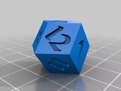 Blanks and Alternate Shapes for Rybonator's and Okamifabrications' Free Dice Set