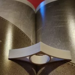 Book page finger holder