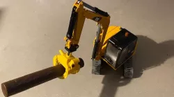 Bruder midi excavator fixed adapter